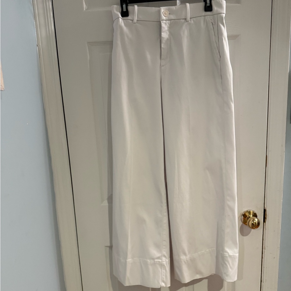 NWT SPANX White Wide Leg Trousers